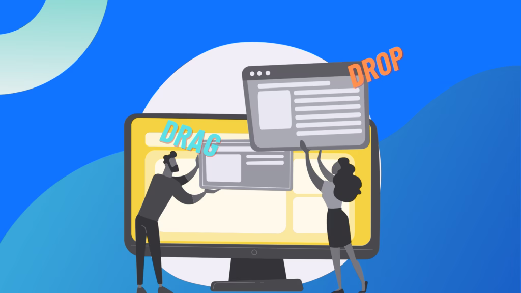 Citizen developers can automate tasks using drag-and-drop functions
