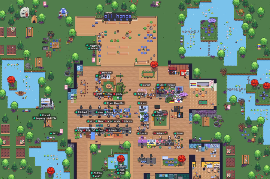 Gather for remote work team