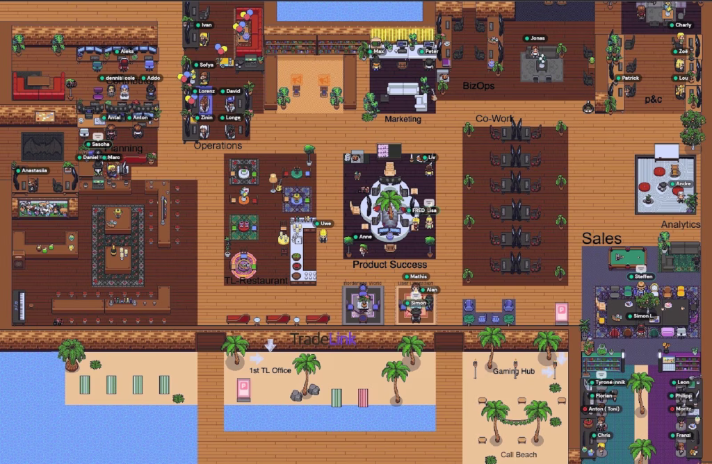 Gather for remote work team