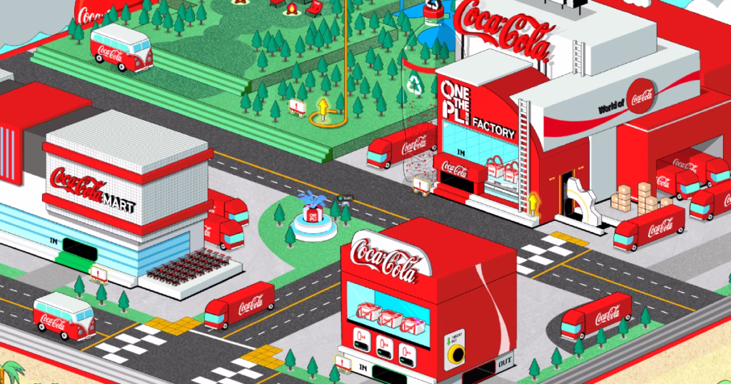 Gather Town Factory - Coca-Cola Wonderful Island