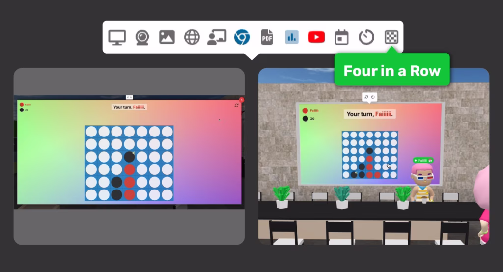 Spot Virtual Space - Four in a Row