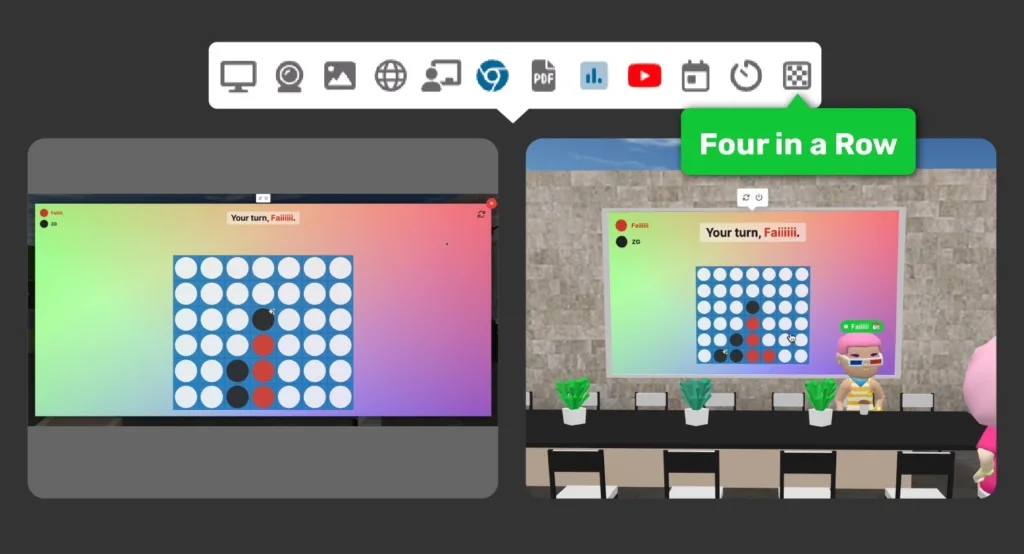 Spot Virtual Space - Four in a Row