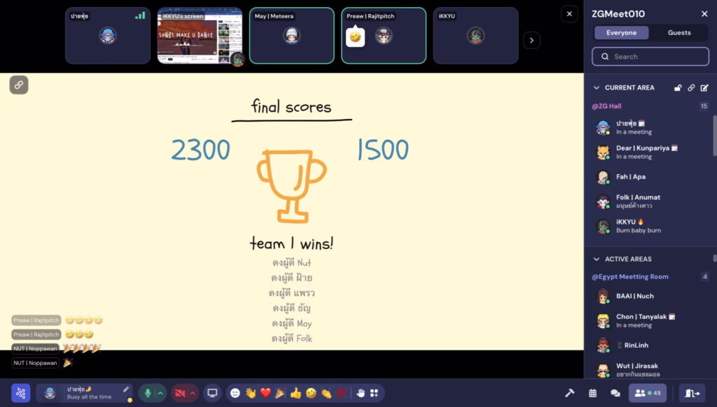 Online Christmas on Virtual Platform - Activity