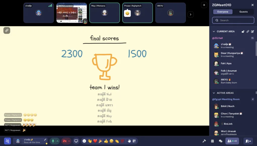Online Christmas on Virtual Platform - Activity