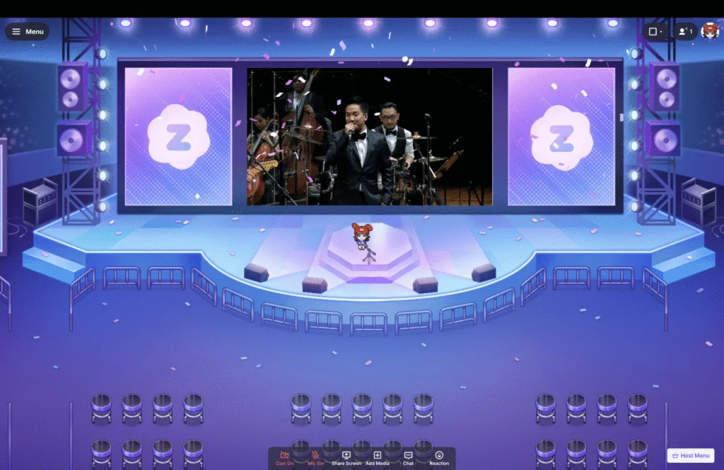 Online Christmas on Virtual Platform - Activity