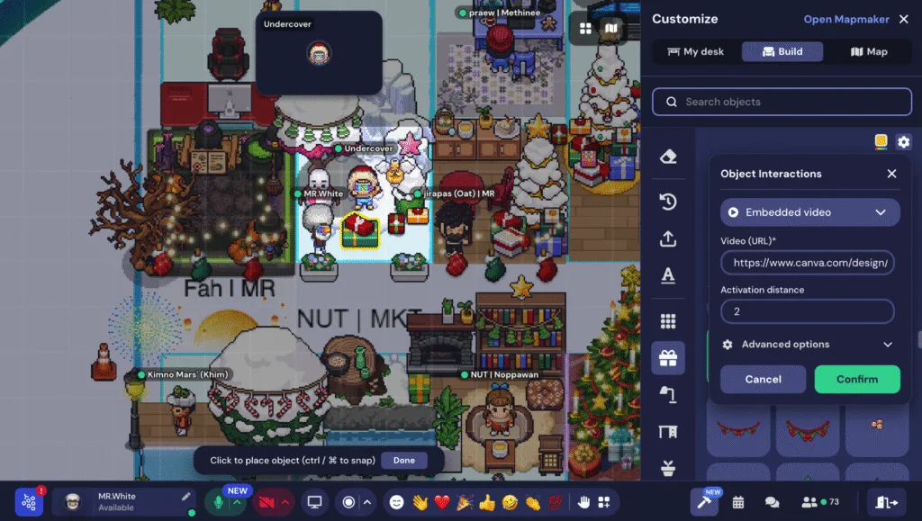 Create Virtual Wishing Card on Gather Town - Video