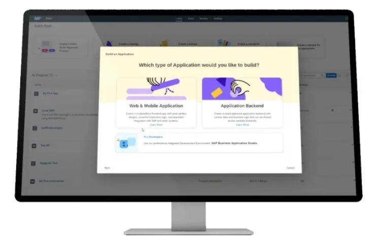 SAP Build Apps Features