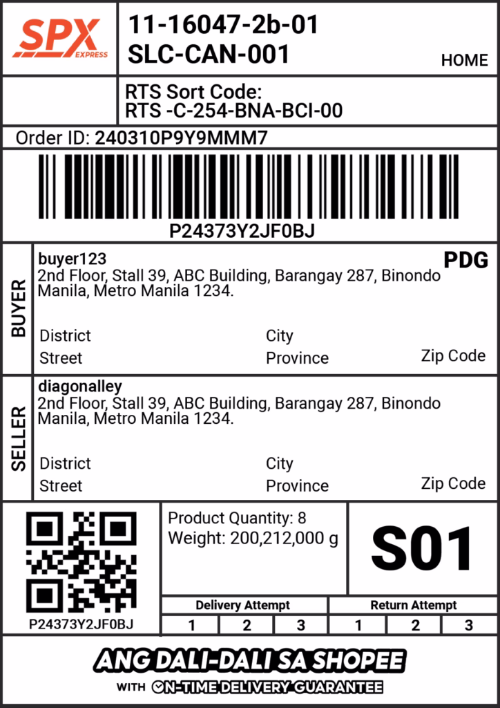 eCommerce - Air Waybill