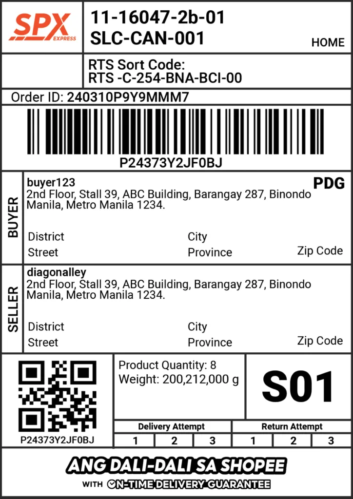 eCommerce - Air Waybill
