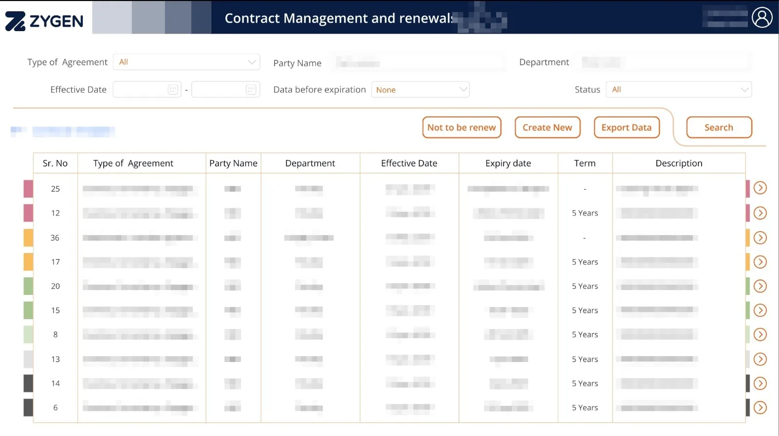 Contract Management - Power Apps