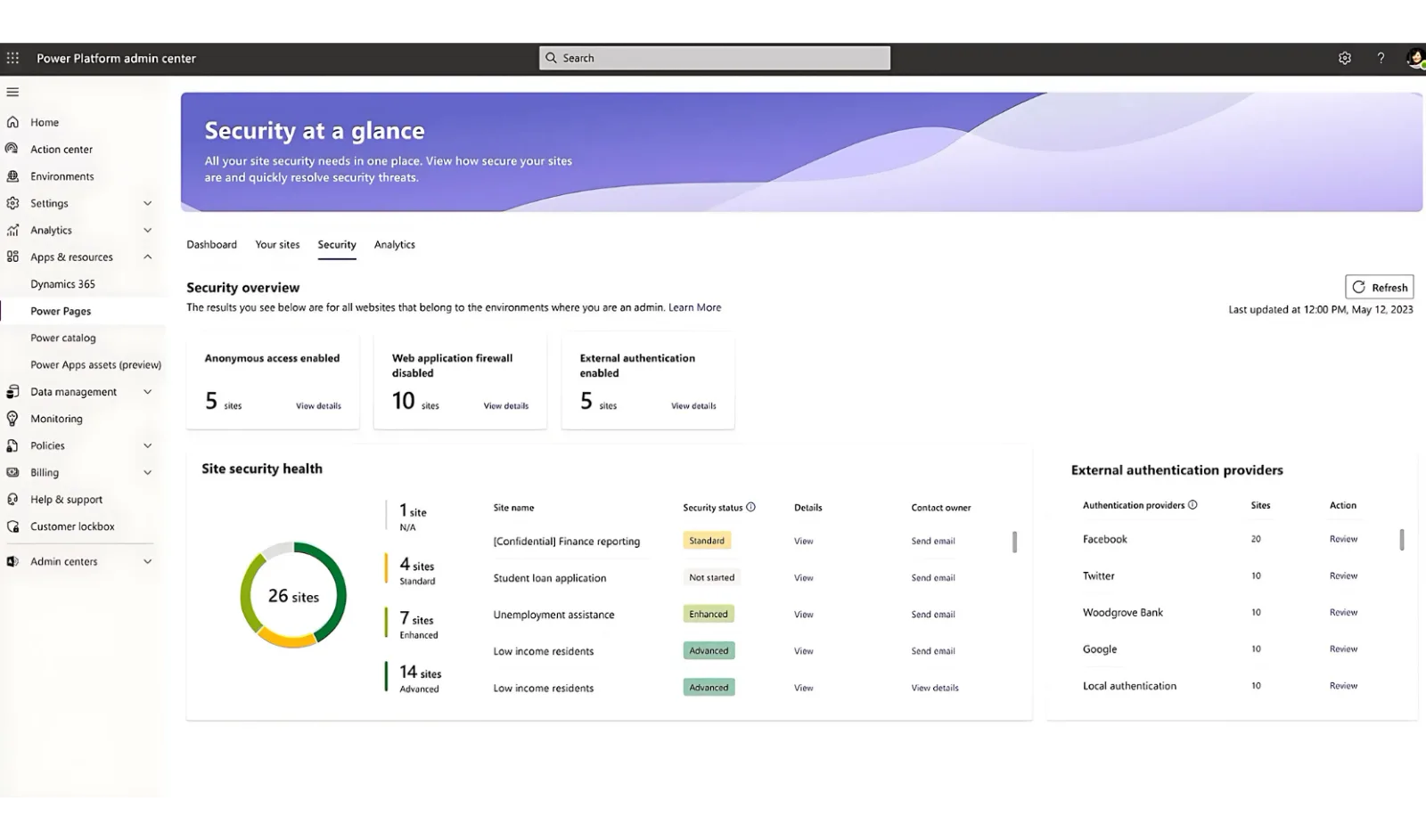 Power Pages - Security