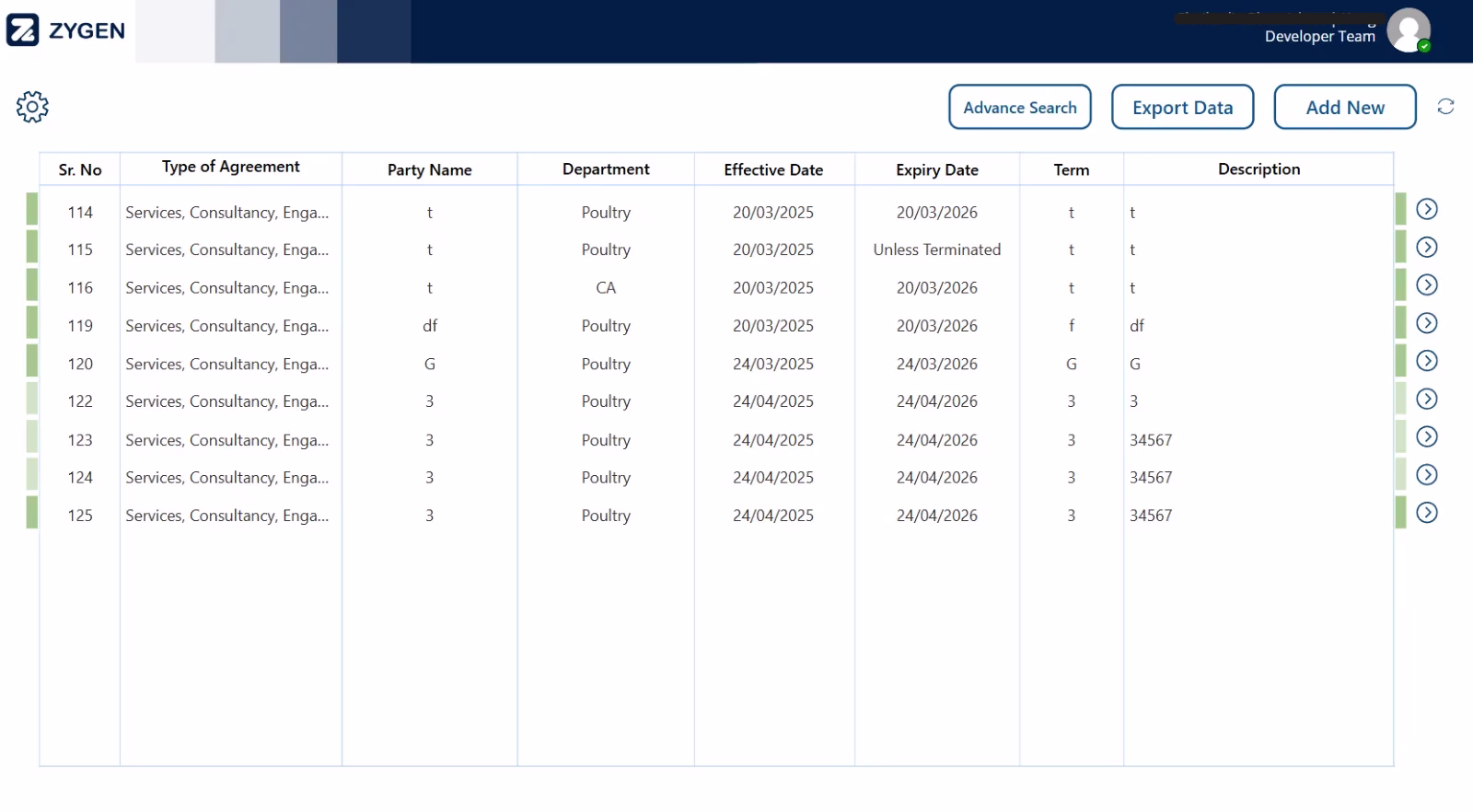 Contract Management App