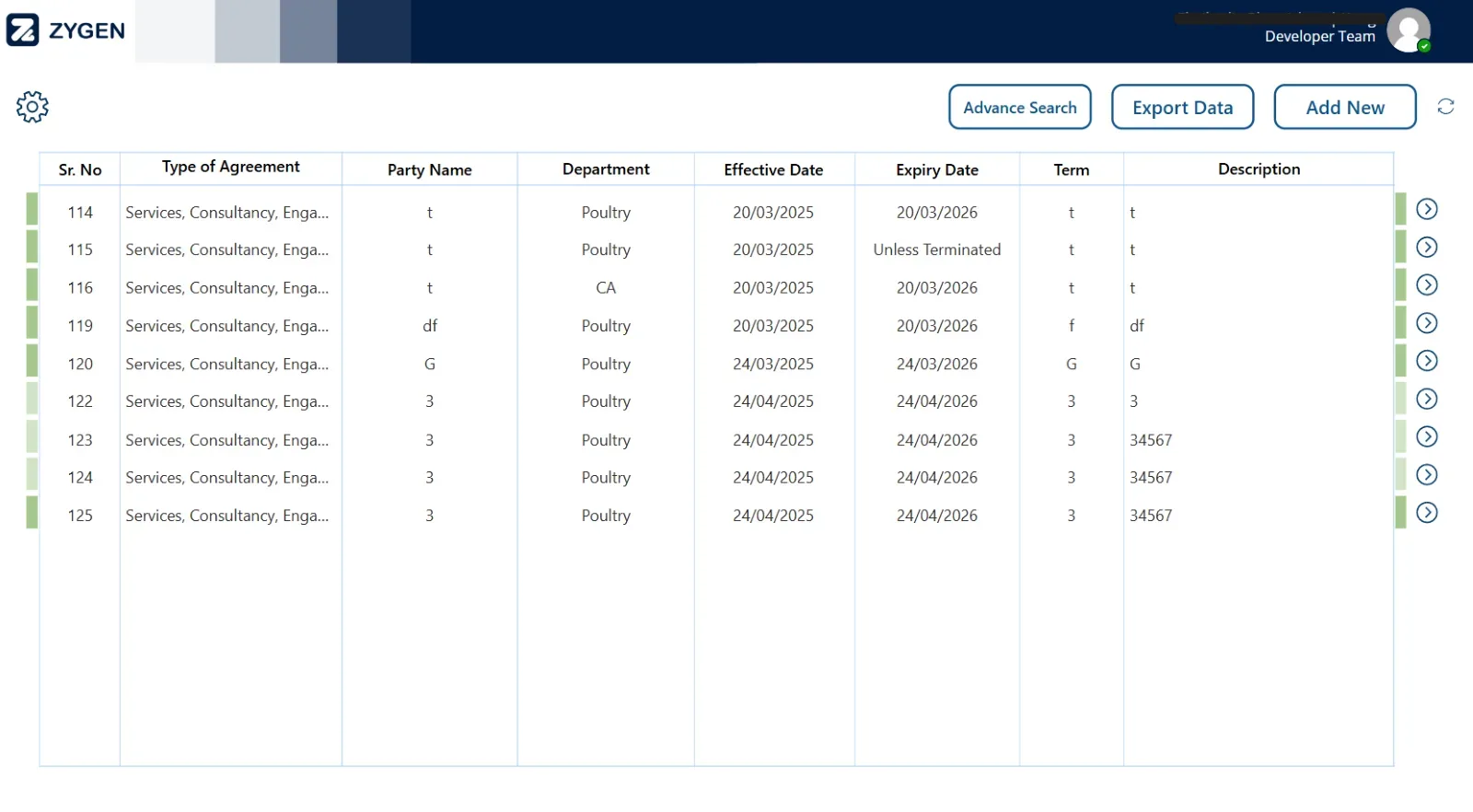 Contract Management App