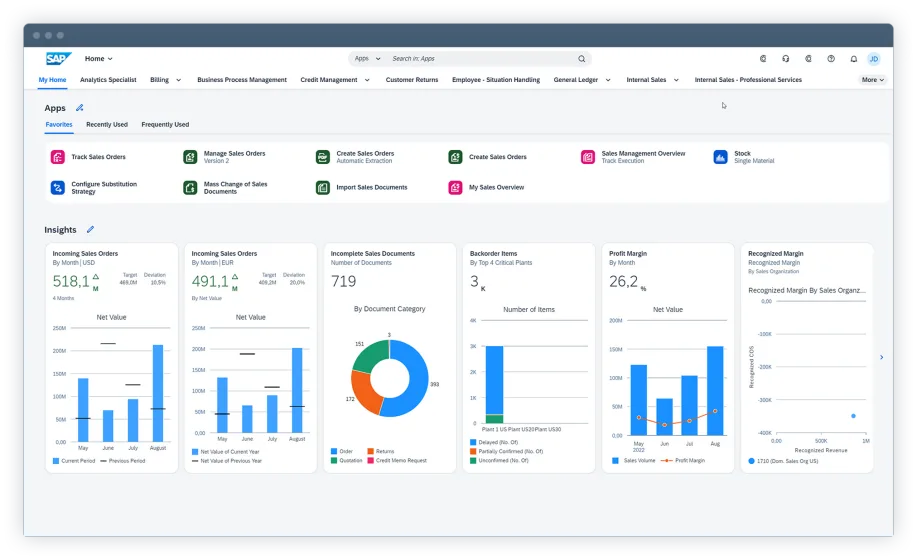 SAP ERP - Analytics