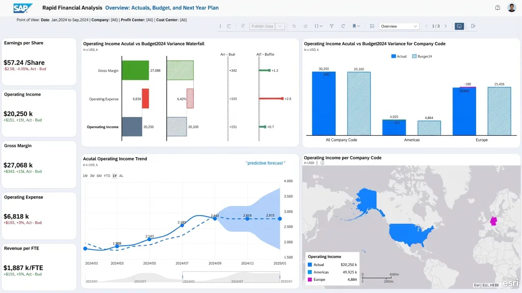 SAP Analytics Cloud Interface