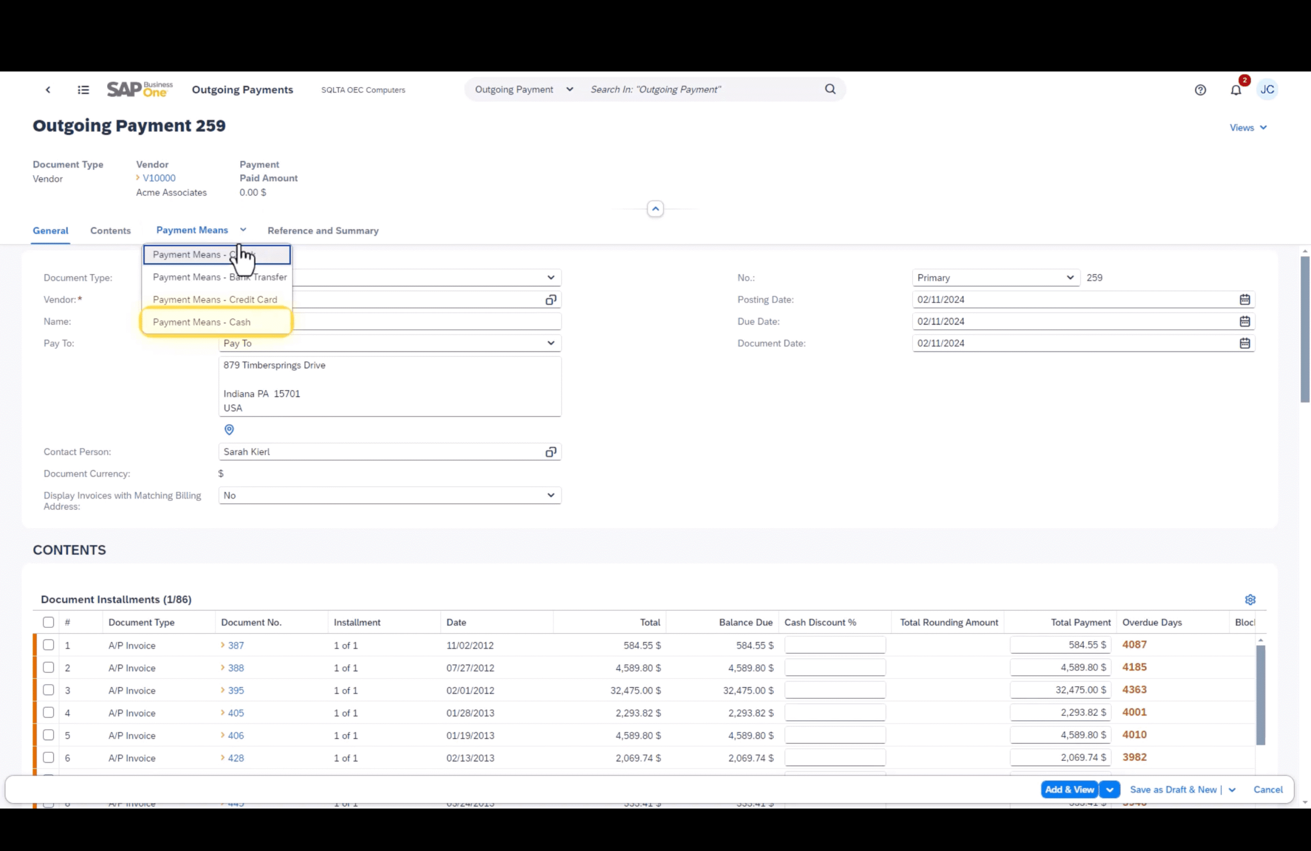 sap-b1-p2p-payments